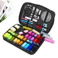thumbnail image 6 of Sewing Kit with Case, 97 pcs Sewing Supplies for Home Travel and Emergency, Contains 24 Spools of Thread, Mending and Sewing Needles, Scissors, Seam Ripper, Needle Threaders etc, 6 of 7