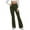 Army Green, variant on Womens Flare Yoga Dress Pants High Waist Stretch Business Work Pants Bootcut Leg Slacks Pull on Casual Bell Bottom Trousers(Black,S)