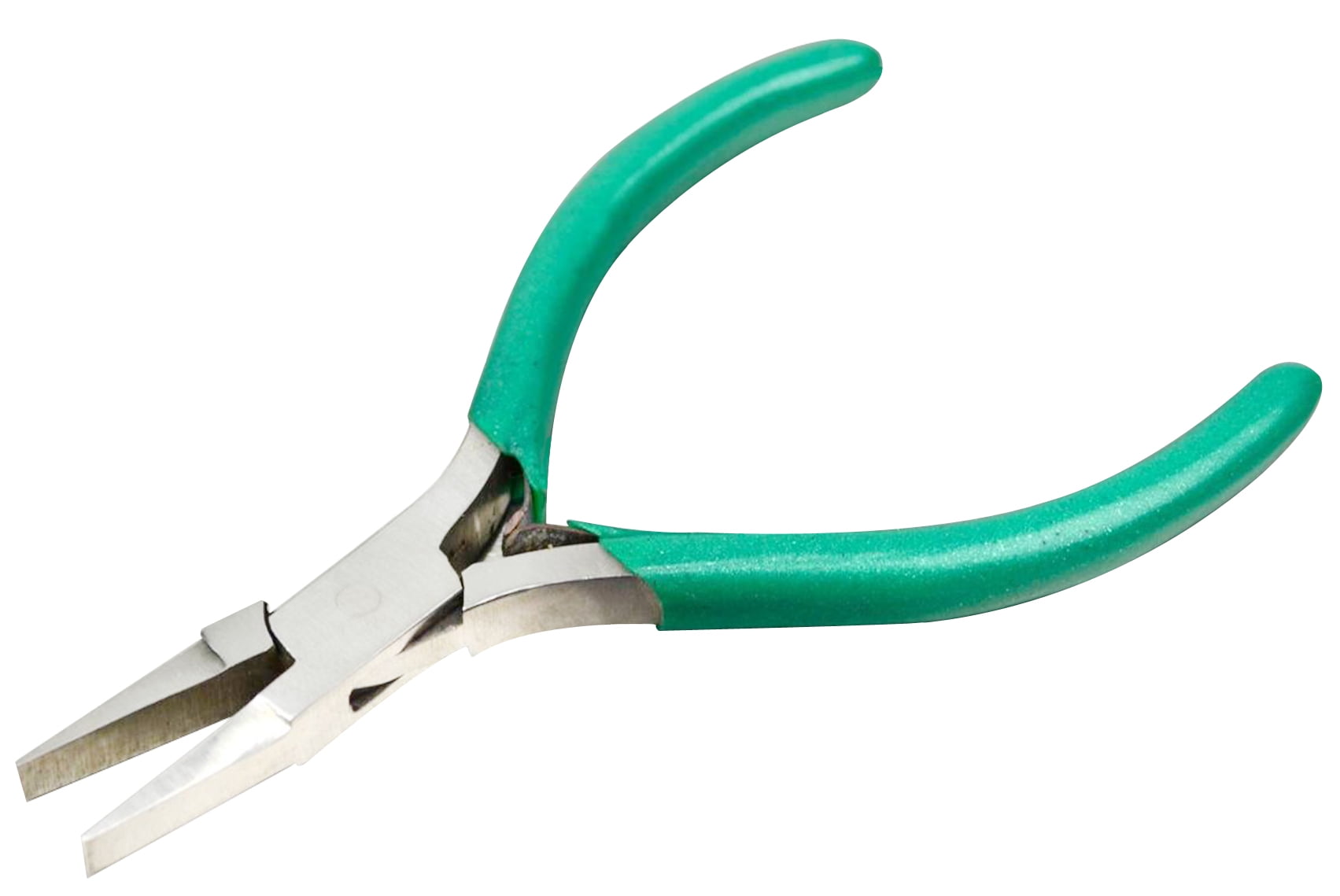 4-1/2" Flat Nose Pliers V-Spring Jewelry Repair Making Craft Beading