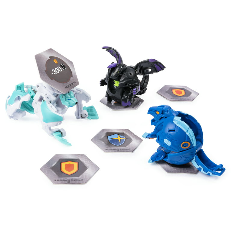 Bakugan Starter Pack 3-Pack, Haos Hydorous, Collectible Action Figures, for  Ages 6 and Up