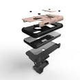 thumbnail image 3 of ZIZO BOLT Series for iPhone X Case Military Grade Drop Tested with Screen Protector, Kickstand and Holster iPhone XS ROSE GOLD BLACK, 3 of 6