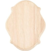 Unfinished Wood Plaque 5.9x4.8x0.7inch Oval Wooden Blank Signboards Natural Wood Crafts for DIY Painting Carving Burning Wood Boards for DIY DIY Craft Projects Home Decoration