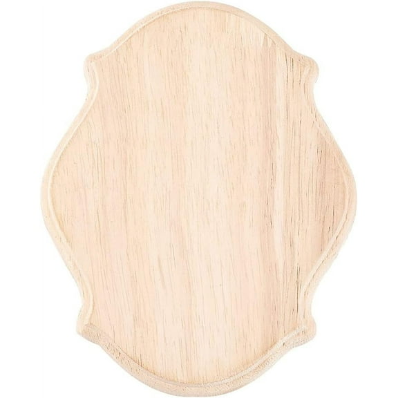 Unfinished Wood Plaque 5.9x4.8x0.7inch Oval Wooden Blank Signboards Natural Wood Crafts for DIY Painting Carving Burning Wood Boards for DIY DIY Craft Projects Home Decoration