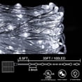 thumbnail image 2 of Guirnalda de luces solares Kemooie, 2 paquetes de 200 LED, 20 m, resistentes al agua, 2 of 8