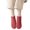 Hot Pink, variant on Women's Coral Fleece Short Socks Thickened Anti Slip with Silicone Dots for Autumn Winter