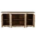 thumbnail image 4 of Taran Designs Julia 4-door Solid Wood Sideboard in White, 4 of 6