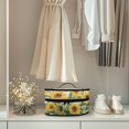 thumbnail image 4 of HELLHERO Protective Case Ironing Machine Storage Bag Easy to Clean Sunflower Pattern Handheld Travel Steamer Organizer, Bag Only, 4 of 6