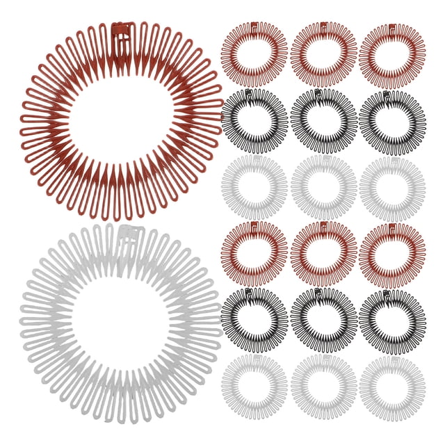 GOOHOCHY 30Ud Con Peine Elástico Para Sujetar El Con Estructura Circular Y Estilo