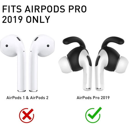 Delidigi 2 Pairs AirPods Pro Ear Hooks Anti-Slip Silicone Covers 