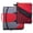 Fire Engine Red-1, variant on Case-it Mighty Zip Tab Binder | 3-Inch O-Ring, Expanding File Folder, Black | Office Organizer