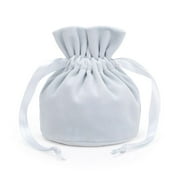 2PCS Cute Wedding Birthday Party Decoration Bundle Pocket Easter Bunny Bags Candy Bags Gift Packing Bag GREY