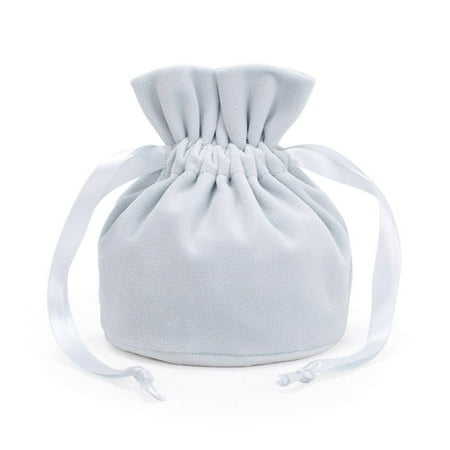 2PCS Cute Wedding Birthday Party Decoration Bundle Pocket Easter Bunny Bags Candy Bags Gift Packing Bag GREY