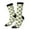 3 Black, variant on Sloth Sitting Tropical Leaves Print Adult Socks for Men & Women,Calf Socks, Ankle Socks,Boots Socks,Breathable Casual Sock,Unisex Crew Socks
