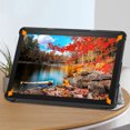 thumbnail image 4 of Funda delgada de cuero PU con soporte triple para encendido/apagado automático para Fire Tablet 10 2023, 4 of 6