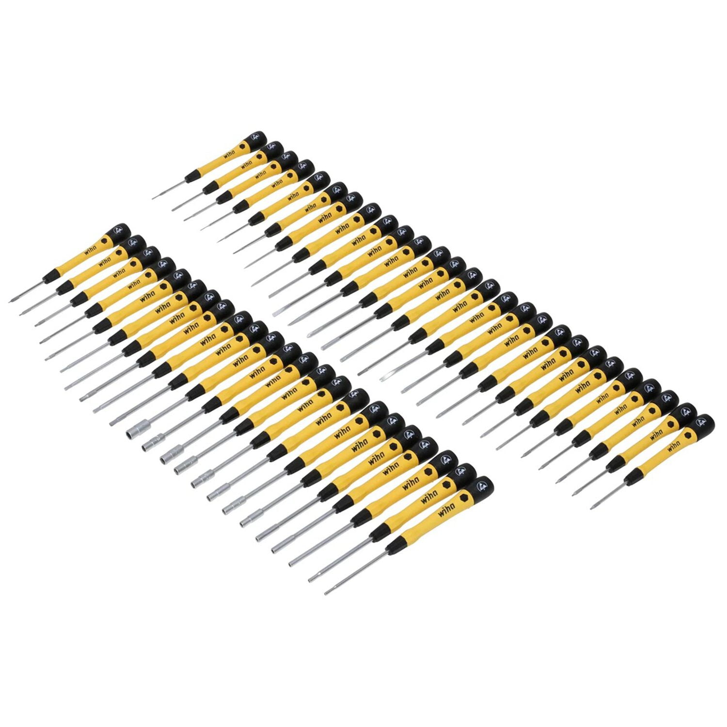 Wiha ESD Safe Screwdriver Set, NmPcs50 92093