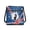 Australian Flag Kangaroo, variant on Halloween Pumpkins Ghosts Shoulder Handbag Women's Crossbody Purse Large Sling Bag Leather Tote Hand Bags Travel Messenger Bag for Women Ladies Satchel Bags with Zipper