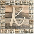 thumbnail image 3 of Wooden Letter Unfinished, King Basil Font, Craft Cutout, 3 of 3