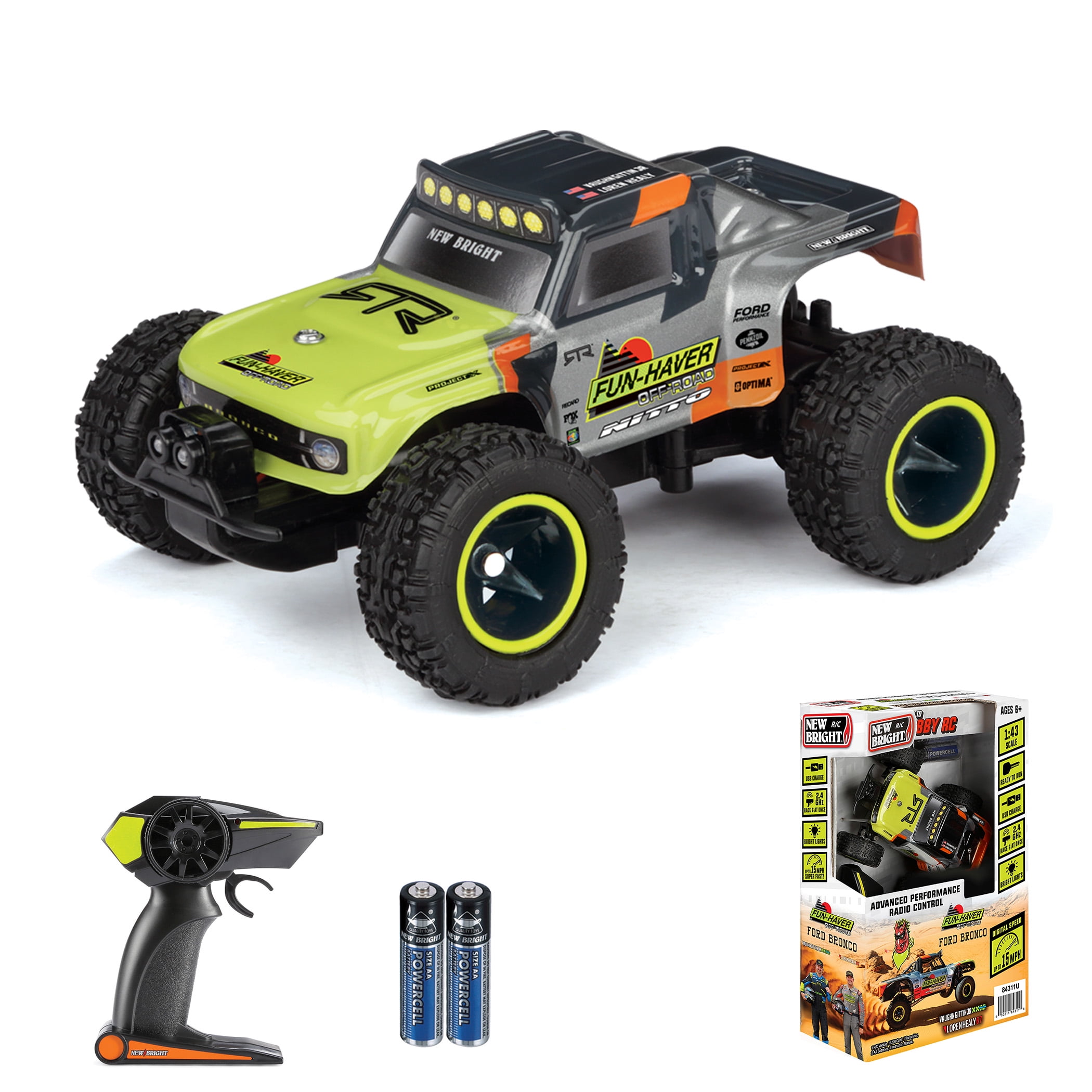New Bright 1:43 Radio Control Full-Function Monster Jam New Bright 1:43 Radio Control Full-Function Monster Jam