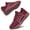 Red, variant on Women's Running Walking Tennis Shoes Non-Slip Breathable Athletic Workout Sports Sneakers Pink Size 5