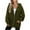 Army Green, variant on Kukoosong Women's Zip Up Hoodies Winter Warm Casual Long Sleeve Hooded Sweatshirt Jackets