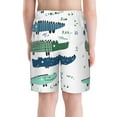 thumbnail image 6 of PAYOHTO Childish Funny Crocodile Boys Swim Trunks Quick Dry Beach Boardshorts for Teen Boys Bathing Suit Swimwear for Boys, 6 of 7