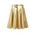 thumbnail image 2 of CHICTRY Girls Metallic Flared Dance Skirt Holographic Jazz Hip Hop Dance Costume,Sizes 6-14, 2 of 7