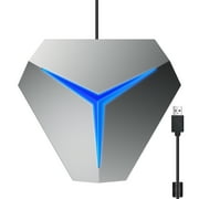 Angle View: Arealer Desktop USB Conference Microphone 360° Omnidirectional Computer PC Mic with Mute Function Plug and Play Compatible with Windows MacOS for Video Conference Chatting Gaming Recording Online