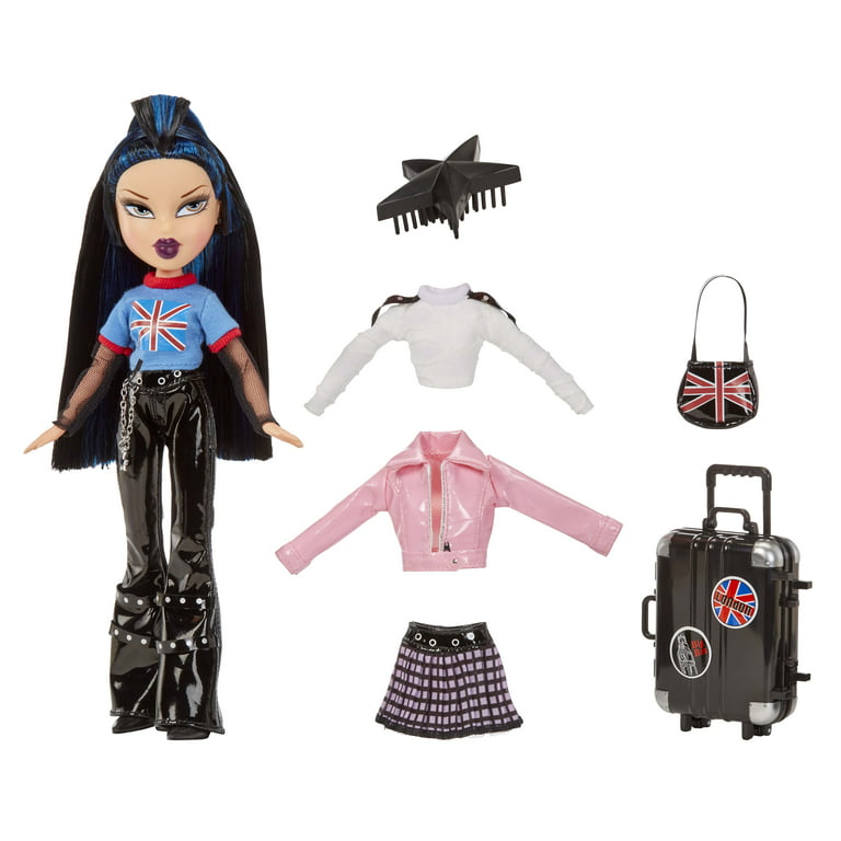 Bratz Pretty ‘N’ Punk Jade Fashion Doll with 2 Outfits and Suitcase,  Collectors Ages 6 7 8 9 10+