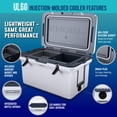 thumbnail image 6 of ENGEL 60 Qt UltraLite Cooler With Wire Basket and Divider - SeaFoam, 6 of 12