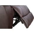 thumbnail image 4 of Ponliving Furniture Sonja Living Room 18" Manual Rocker Recliner Brown 3 Piece Set Sonja Living Room 18" Manual Rocker Recliner Brown 3 Piece Set, 4 of 6