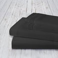 thumbnail image 2 of Elegant Comfort 1500 Series 2-Piece Pillowcase Set - Wrinkle, Fade and Stain Resistant - King Size, Black, 2 of 7