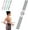 Gray, variant on Yoga Stange - Yoga Bar Posture Correction, 3 mm Stainless Steel for Back & Neck, Anti-Buckle Yoga Stick, Gymnastics Stick with Stainless Steel Core & Foam for Adults & Children