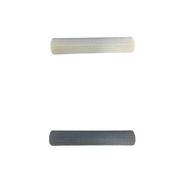 Alfombrilla de revestimiento Baoblaze Para cajones de armario de cocina 2 piezas impermeable blanco Gris