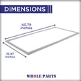 thumbnail image 5 of Whole Parts Refrigerator Door Seal Gasket (Gray) Part# DA97-13015E - Replacement & Compatible with Some Samsung Refrigerators, 5 of 7