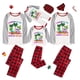thumbnail image 3 of Pijamas familiares navideños a juego, conjuntos de pijamas a cuadros blancos y negros, My Gnomies, Christams en julio, 3 of 4
