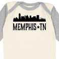 thumbnail image 4 of Inktastic Memphis Tennessee City Skyline Boys or Girls Long Sleeve Baby Bodysuit, 4 of 5