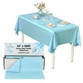 thumbnail image 2 of Craft And Party, 54"X 300 Ft. Plastic Table Cover Roll for Party, Banquet, Picnic, Kids Activities for Any Size and Shape Table, 2 of 6