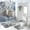 Pattern-4, variant on Wolf 4 Piece Shower Curtain Sets Winter Misty Forest Wildlife Safari Animal Wolves Snowflake Pine Tree Bath Curtain for Bathroom Waterproof Fabric Bathroom Decor Set, 72x72 Inch