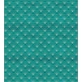 thumbnail image 3 of Ambesonne Oriental Green Duvet Cover Sets, Japanese Art Pattern, 2-Queen, Teal Eggshell, 3 of 7