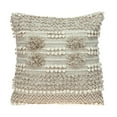 thumbnail image 2 of Warm Ivory Chunky Throw Pillow, 2 of 6