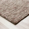 thumbnail image 5 of LR Home Carrie Beaux Brown & Red Modern Grid Wool Area Rug, 9' x 12', 5 of 8