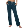 thumbnail image 5 of MoFiz Women's Solid Bamboo Rayon Pajama Pants with Pockets Loungewear 3Packs for Women, 5 of 8