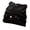 black, variant on Women's Teen Girls Knitted Cat Kitty Cuffed Beanie Hat Winter Outdoor Stretchy Ski Caps