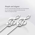thumbnail image 4 of JUSTDOLIFE 4 cucharas de postre decorativas con notas musicales, cuchara para mezclar, cuchara de café para el hogar, 4 of 8