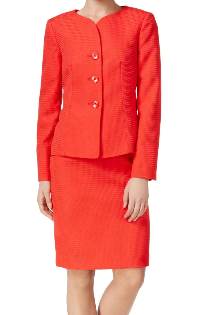 red suits plus size