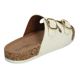 thumbnail image 3 of Sandalia Berlin Mujer Blanco Hebillas Casual blanco 23.5, 3 of 10