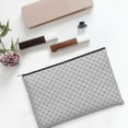 thumbnail image 6 of Cauagu Gray Plaid for Tyvek Makeup Bag,Reusable Travel Cosmetic Bag Women Organizer Toiletry Bag Birthday,Gifts for Women Girlfriend Mom Teacher 6.5’’*8.9’’, 6 of 7