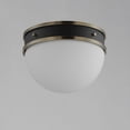 thumbnail image 4 of 12419SWBKWBR-Maxim Lighting-Duke - 1 Light Flush Mount-8.75 Inches Tall and 12.25 Inches Wide-Black/Weathered Brass Finish, 4 of 5