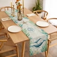 thumbnail image 3 of Whale Coastal Table Runner - 70 Inch Long, Kitchen Dining Table Runner Dresser Scarves, Vintage Nautical Ocean Starfish Compass Farmhouse Decor for Coffee Tables Wedding Party Banquet, 3 of 8
