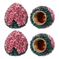thumbnail image 4 of MasteelfCA 4pcs Strawberry Rhinestone Valves Caps Bling Car Tire Valves Caps Dustproof Valves Caps, 4 of 8
